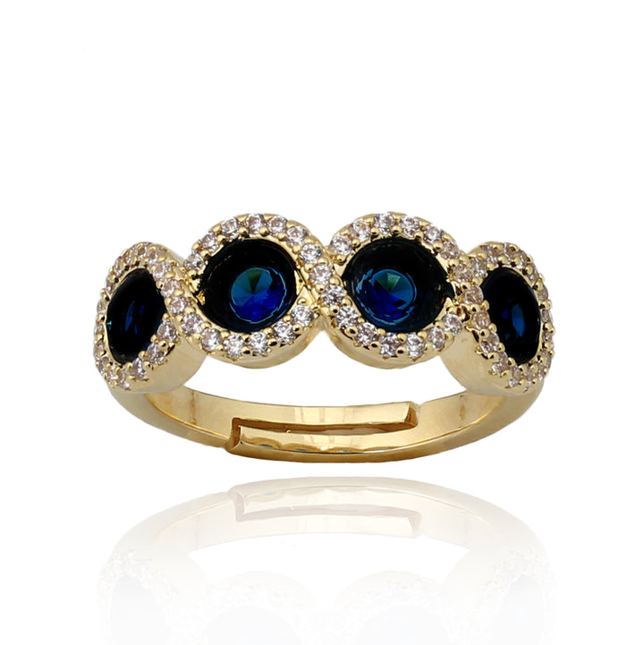 ring four stone twist
