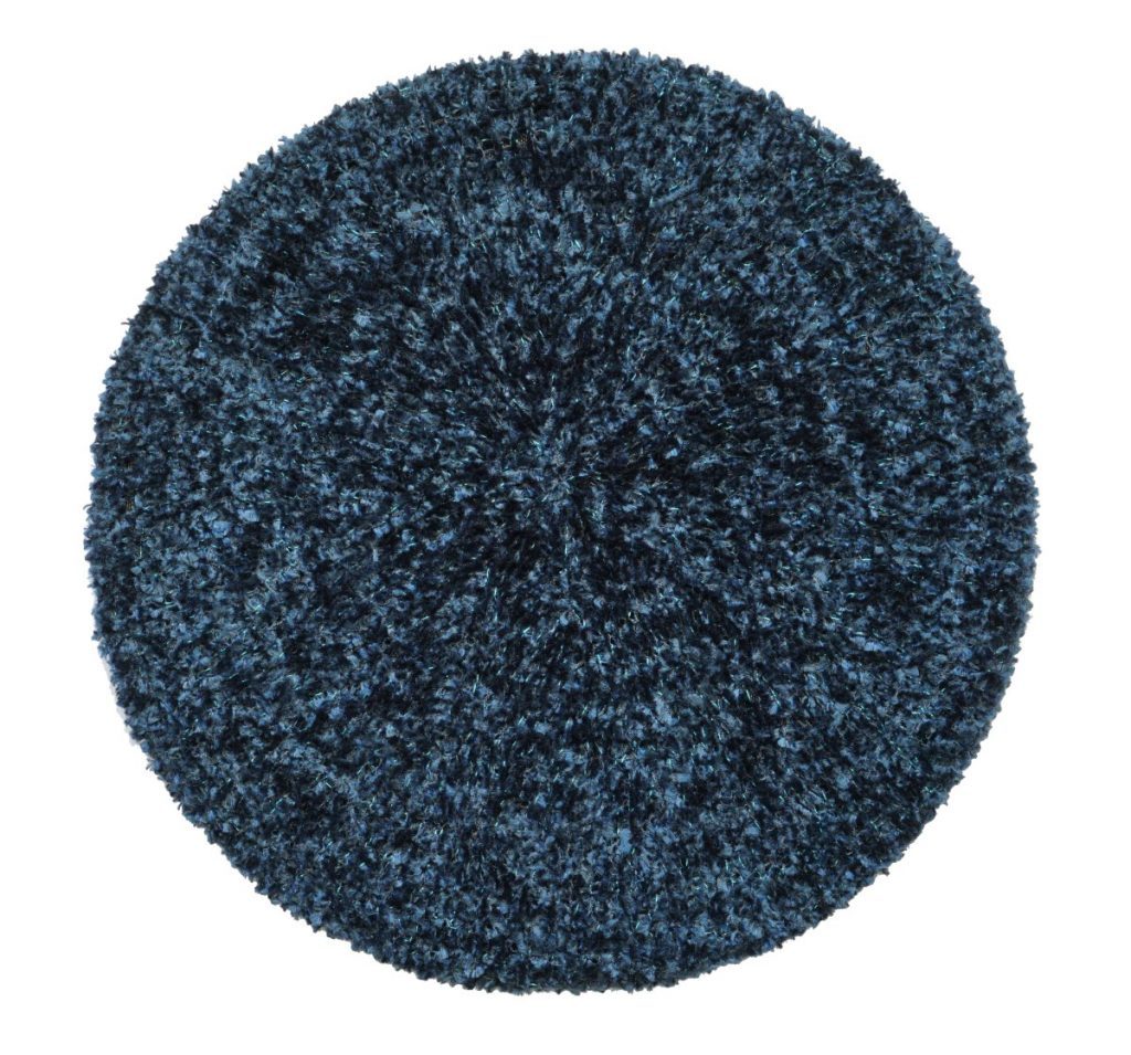 snood chenille lurex unlined